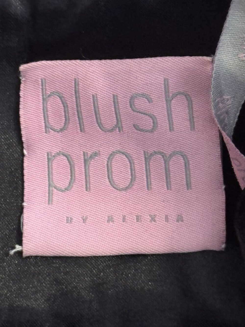 BLUSH PROM Beaded Black Purple Floral Cocktail Dress Party Holiday HOCO LARGE - Picture 4 of 10